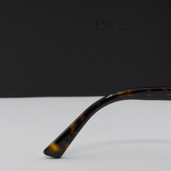 Dior LADYDIORO1 0086 00 Round Eyeglasses 49mm - Dark Havana - Picture 6 of 9